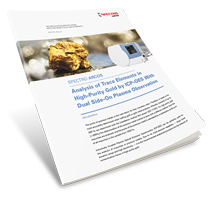 Analysis of Trace Elements in High-Purity Gold