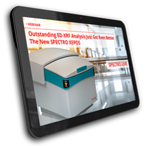 SPECTRO XEPOS Webinar: Outstanding ED-XRF Analysis Just Got Even Better