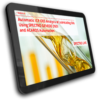 Analysis of Lubrication Oil Using SPECTRO GENESIS ICP-OES and ACAROS