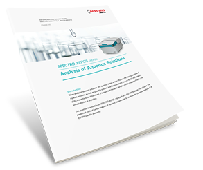 Analysis of Aqueous Solutions
