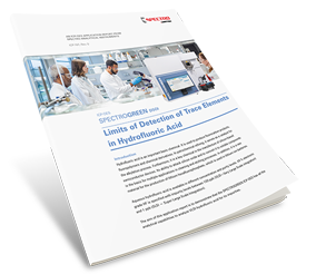 Limits of Detection of Trace Elements in Hydrofluoric Acid