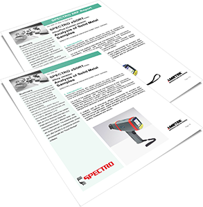 SPECTRO xSORT Solid Metal Sample Analysis